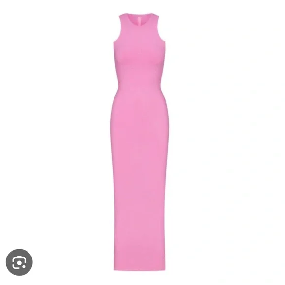 SKIMS Bubble Gum Maxi Dress - Picture 3 of 3